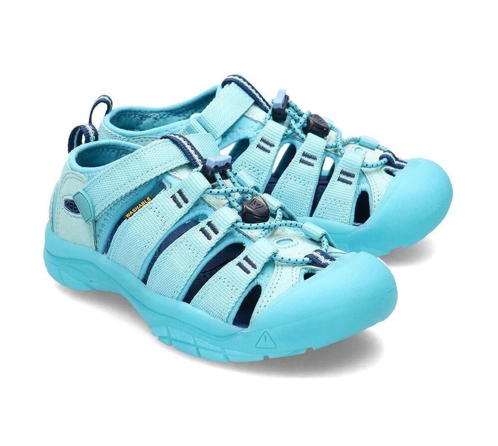 NEW KEEN kids newport h2 sandal in petit four/blue mist